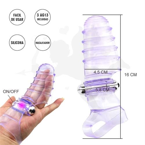 Guante Scutum estimulador femenino con vibrador